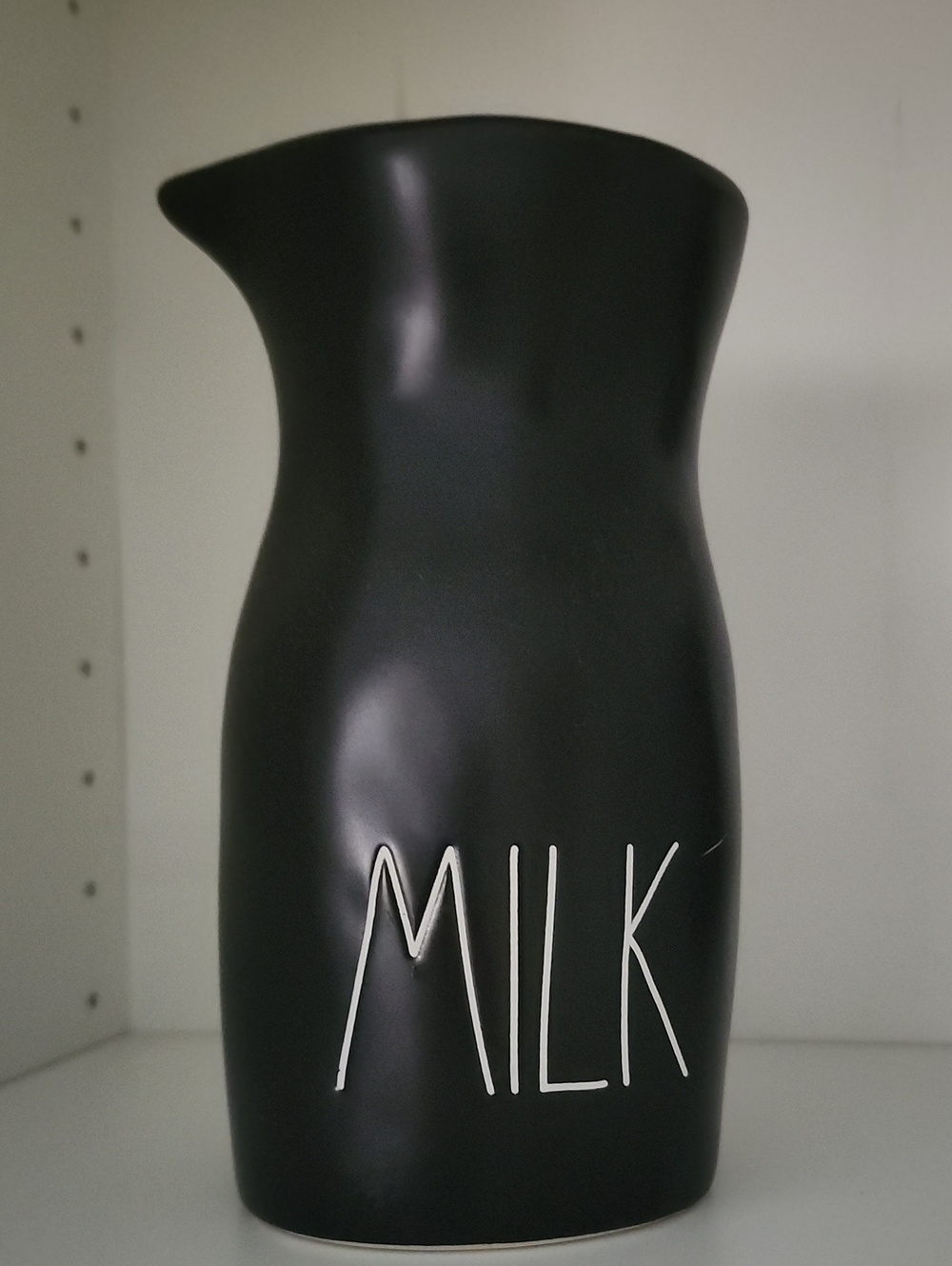 Rae Dunn Matte Black Ceramic Milk, Cream & Sugar Set - Picture 3 of 3
